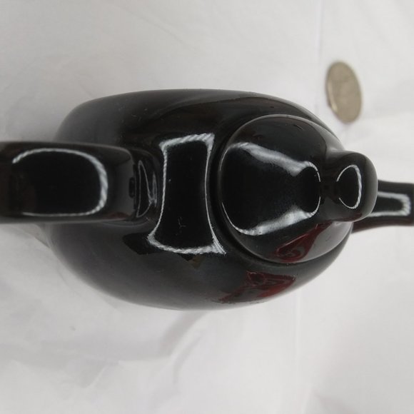 Chokin Art miniature teapot Made in Japan peacocks - Picture 8 of 15